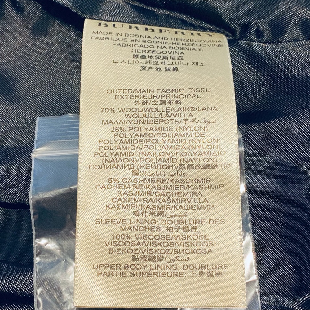 BURBERRY DAYLESMOORE WOOL BLEND COAT - Picture 11 of 13